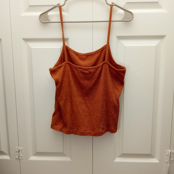 Madewell Knit Textured Square Neck Tank Top in Size Large - Picture 2 of 6